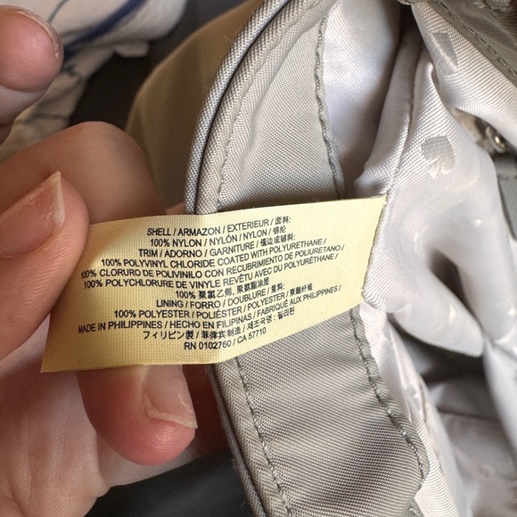 Kate Spade beige vinyl polyester tote - Picture 9 of 10